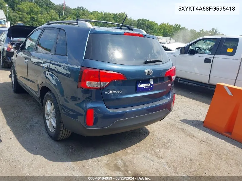 5XYKT4A68FG595418 2015 Kia Sorento Lx