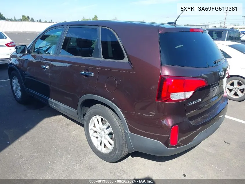 5XYKT3A69FG619381 2015 Kia Sorento Lx