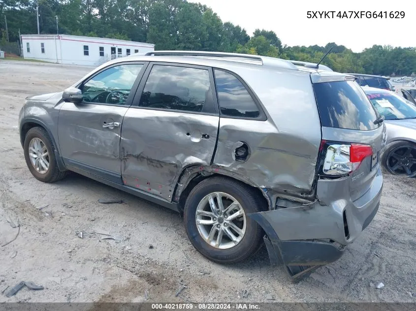 5XYKT4A7XFG641629 2015 Kia Sorento Lx V6