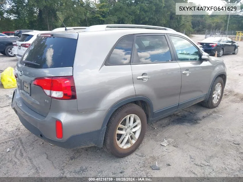 5XYKT4A7XFG641629 2015 Kia Sorento Lx V6