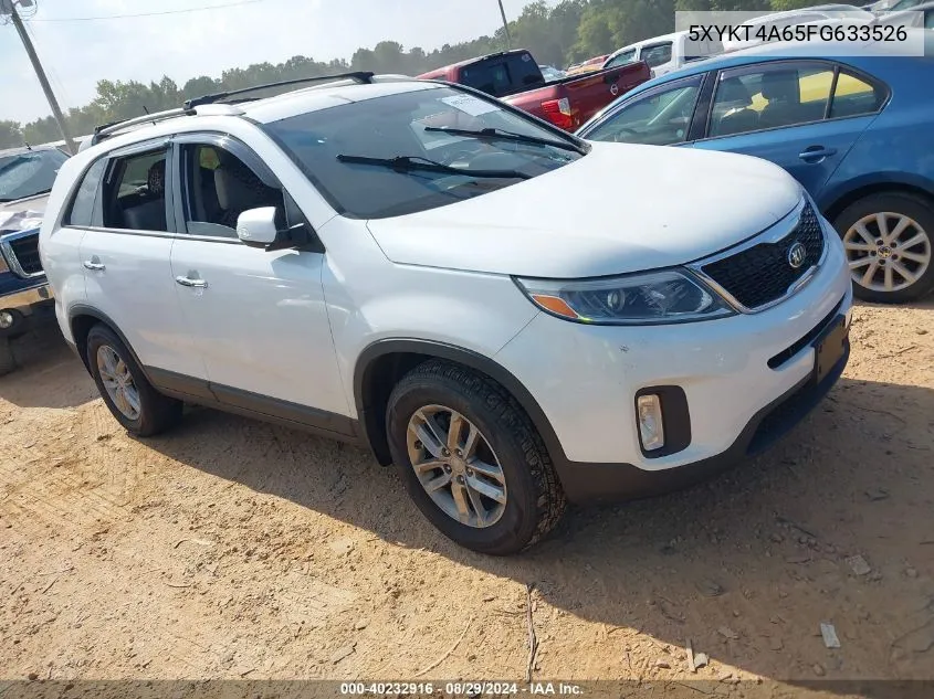 5XYKT4A65FG633526 2015 Kia Sorento Lx