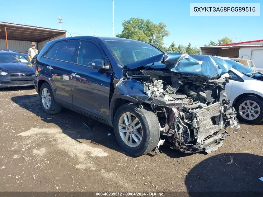 2015 Kia Sorento Lx VIN: 5XYKT3A68FG589516 Lot: 40239512