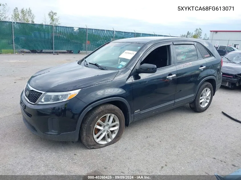 2015 Kia Sorento Lx VIN: 5XYKTCA68FG613071 Lot: 40260425