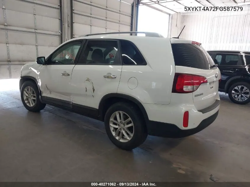 5XYKT4A72FG587579 2015 Kia Sorento Lx