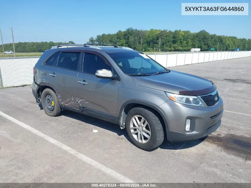 5XYKT3A63FG644860 2015 Kia Sorento Lx