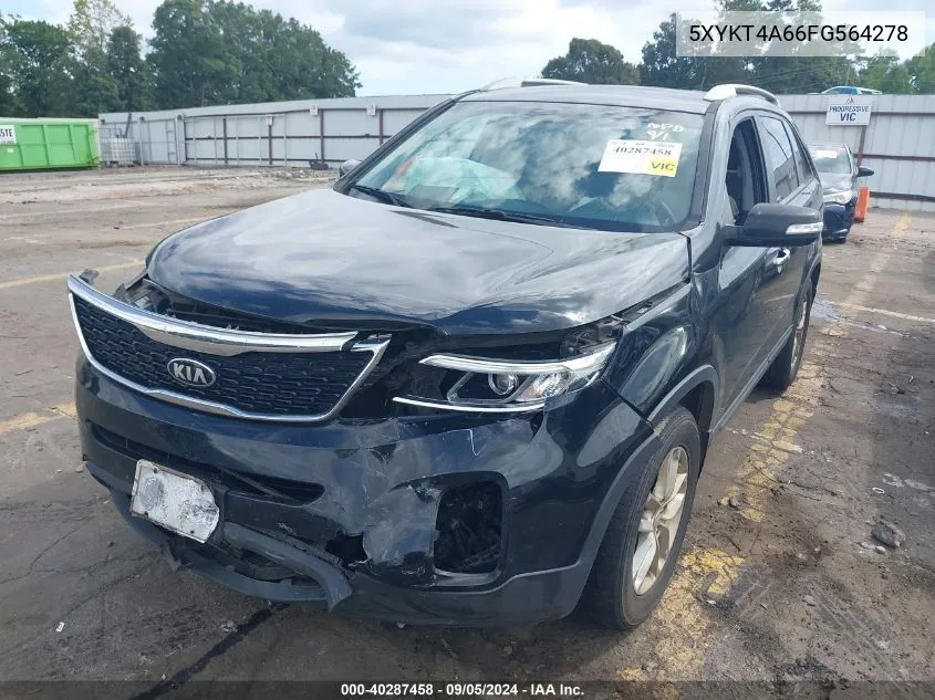 5XYKT4A66FG564278 2015 Kia Sorento Lx