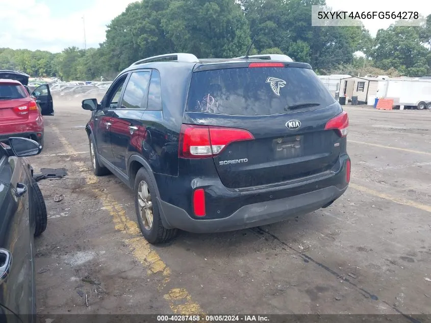 5XYKT4A66FG564278 2015 Kia Sorento Lx