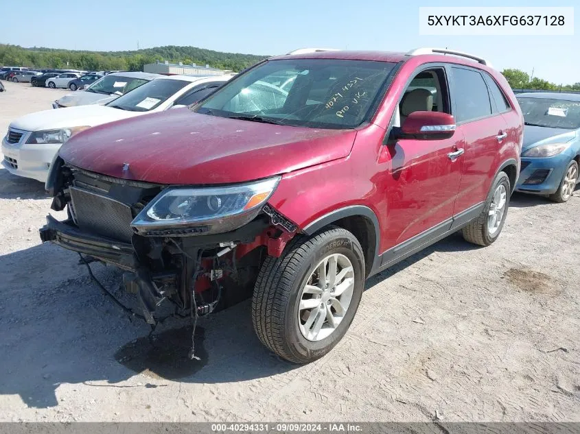 5XYKT3A6XFG637128 2015 Kia Sorento Lx