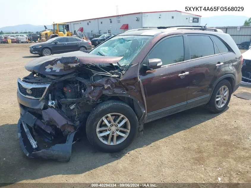 5XYKT4A65FG568029 2015 Kia Sorento Lx