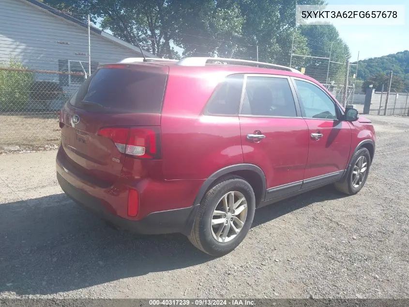 5XYKT3A62FG657678 2015 Kia Sorento Lx