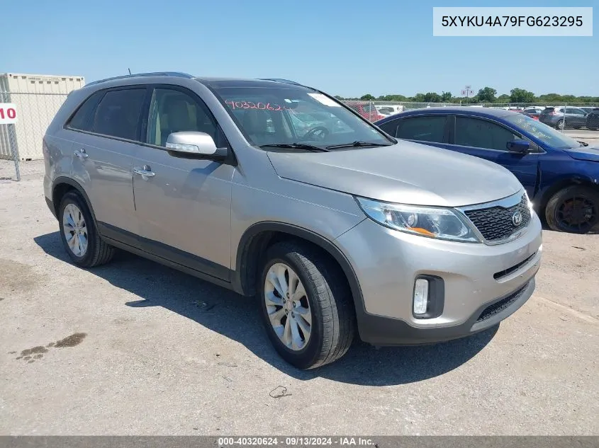 2015 Kia Sorento Ex V6 VIN: 5XYKU4A79FG623295 Lot: 40320624