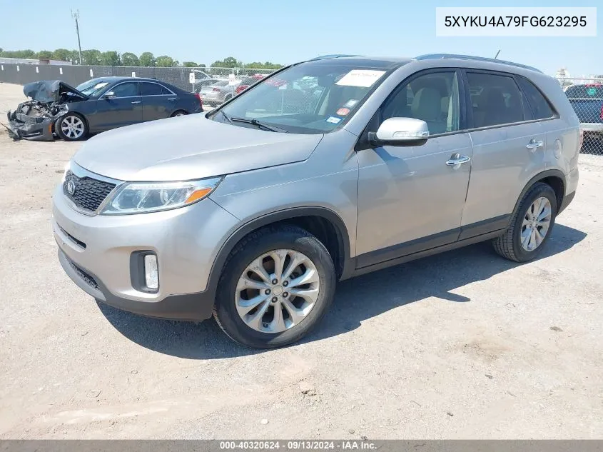 2015 Kia Sorento Ex V6 VIN: 5XYKU4A79FG623295 Lot: 40320624