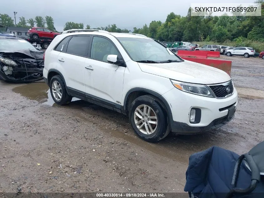 5XYKTDA71FG559207 2015 Kia Sorento Lx V6