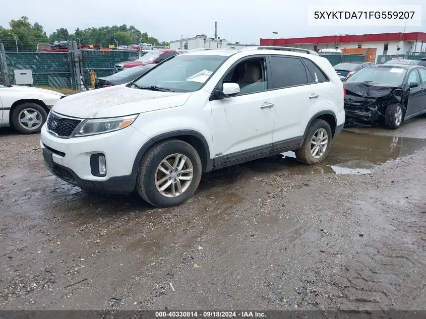 5XYKTDA71FG559207 2015 Kia Sorento Lx V6