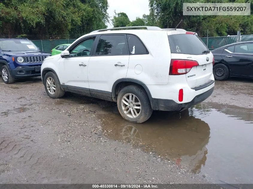 5XYKTDA71FG559207 2015 Kia Sorento Lx V6