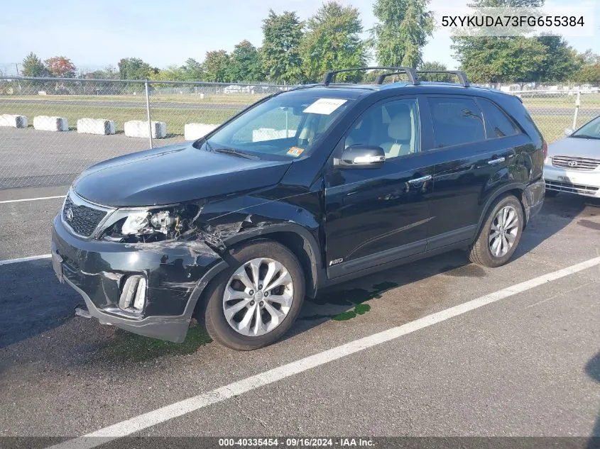 5XYKUDA73FG655384 2015 Kia Sorento Ex V6