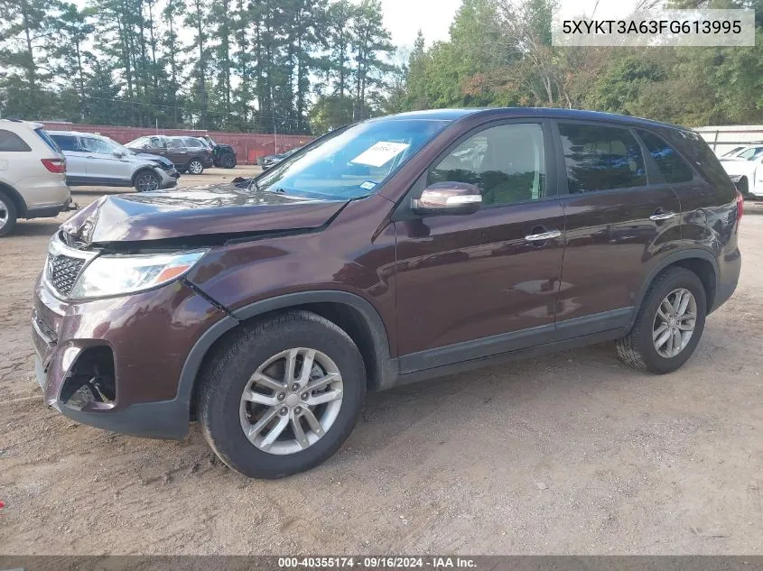 5XYKT3A63FG613995 2015 Kia Sorento Lx