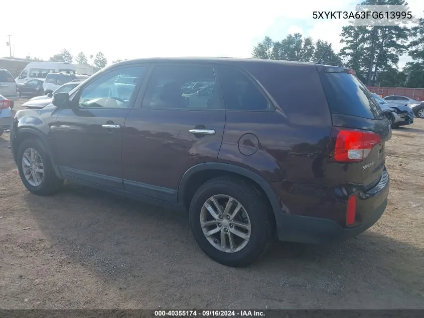 5XYKT3A63FG613995 2015 Kia Sorento Lx