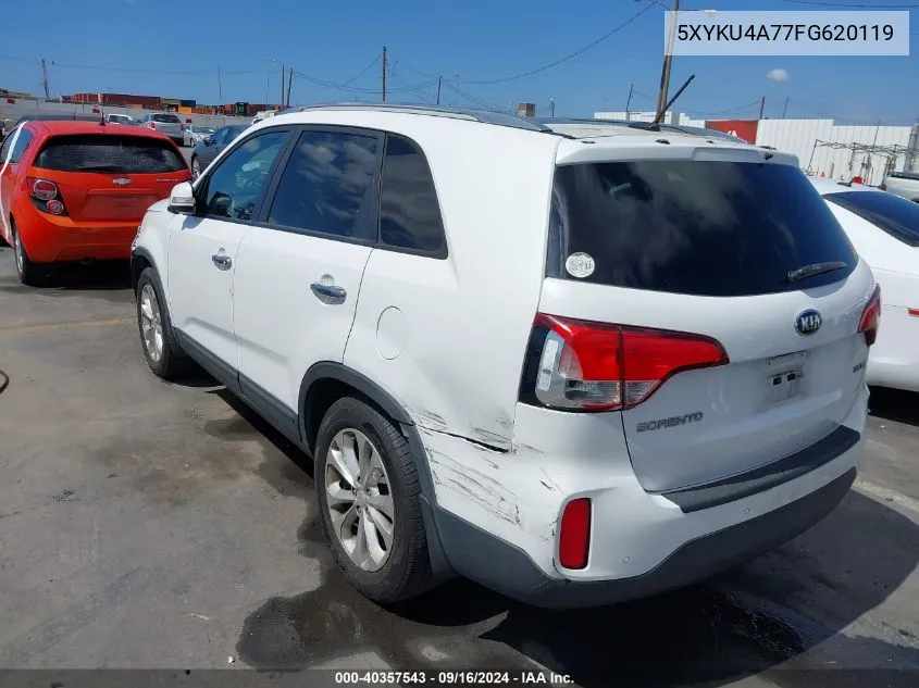 5XYKU4A77FG620119 2015 Kia Sorento Ex V6