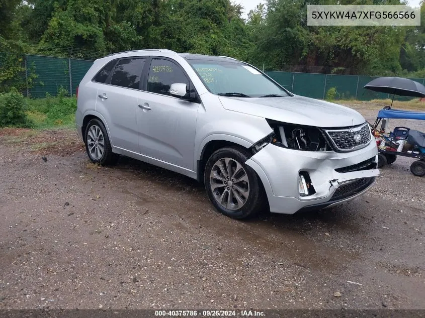 5XYKW4A7XFG566566 2015 Kia Sorento Sx V6