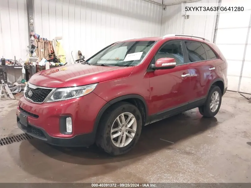 5XYKT3A63FG641280 2015 Kia Sorento Lx