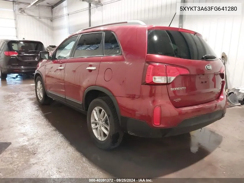 5XYKT3A63FG641280 2015 Kia Sorento Lx