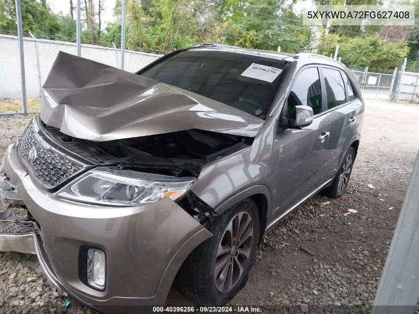 5XYKWDA72FG627408 2015 Kia Sorento Sx V6