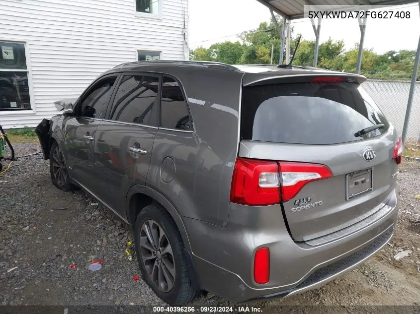 5XYKWDA72FG627408 2015 Kia Sorento Sx V6