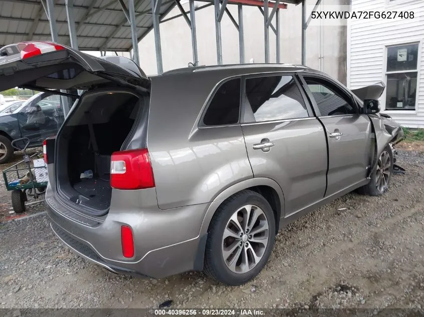 5XYKWDA72FG627408 2015 Kia Sorento Sx V6