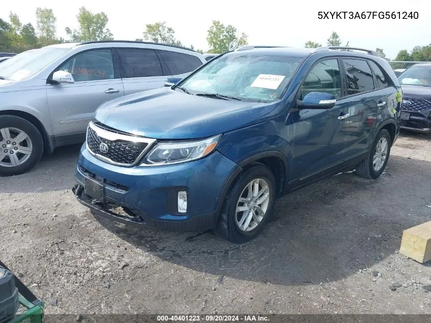 5XYKT3A67FG561240 2015 Kia Sorento Lx