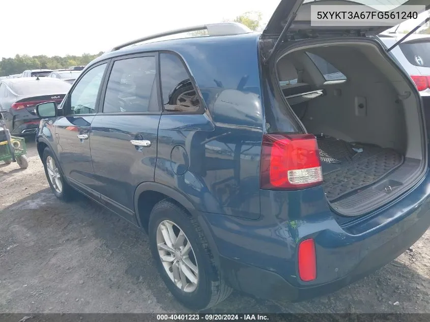 5XYKT3A67FG561240 2015 Kia Sorento Lx