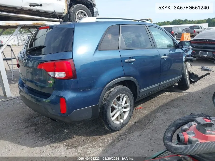 5XYKT3A67FG561240 2015 Kia Sorento Lx