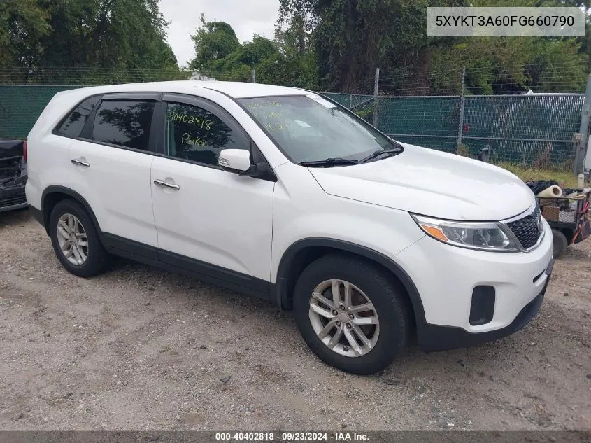 5XYKT3A60FG660790 2015 Kia Sorento Lx