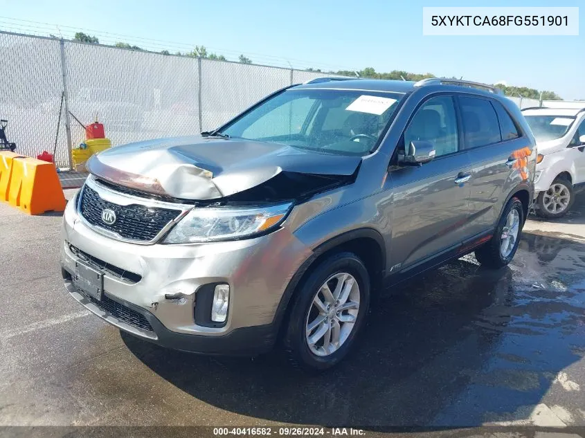 5XYKTCA68FG551901 2015 Kia Sorento Lx