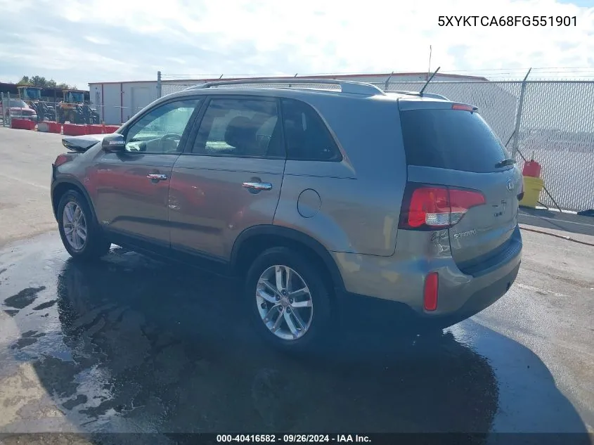 5XYKTCA68FG551901 2015 Kia Sorento Lx