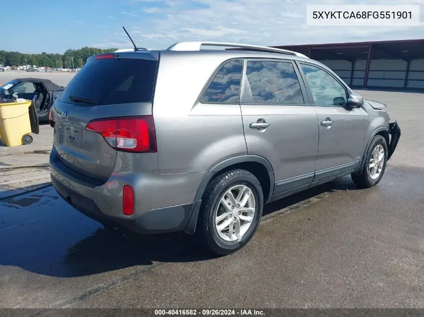 5XYKTCA68FG551901 2015 Kia Sorento Lx