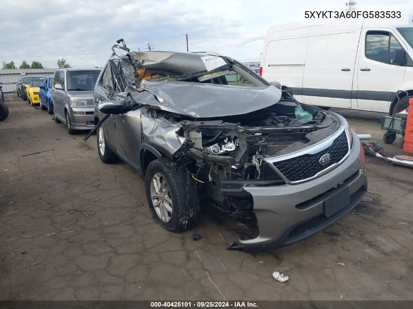 5XYKT3A60FG583533 2015 Kia Sorento Lx