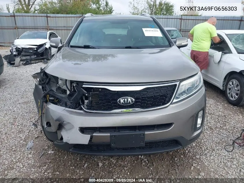 2015 Kia Sorento Lx VIN: 5XYKT3A69FG656303 Lot: 40429309