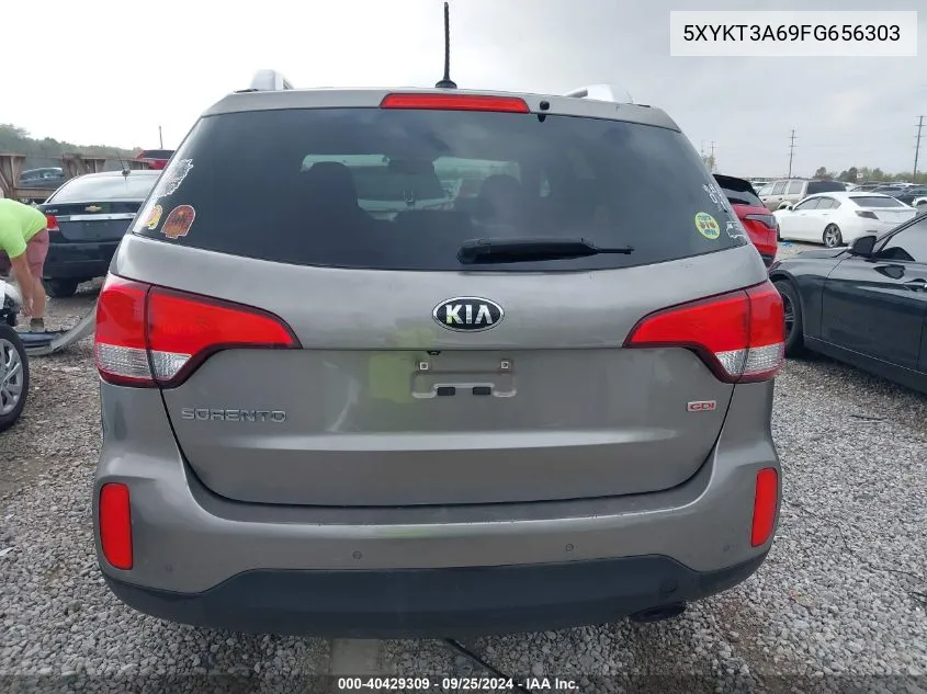 2015 Kia Sorento Lx VIN: 5XYKT3A69FG656303 Lot: 40429309