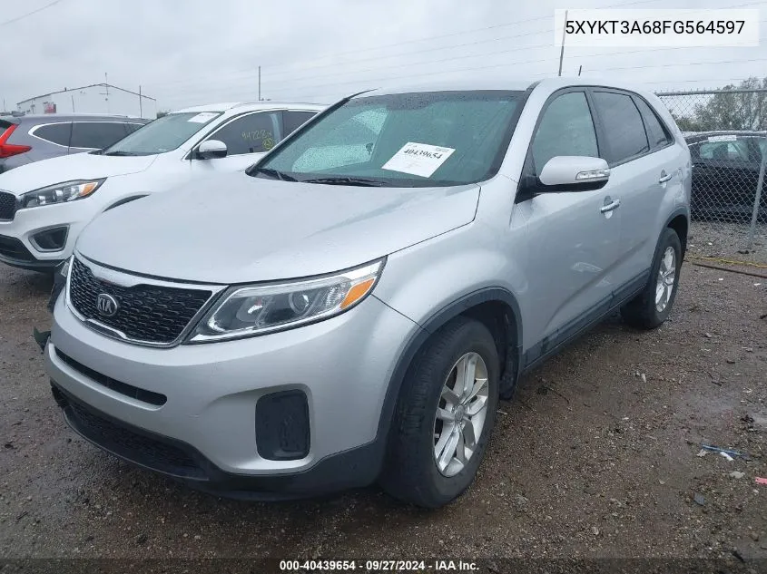 5XYKT3A68FG564597 2015 Kia Sorento Lx