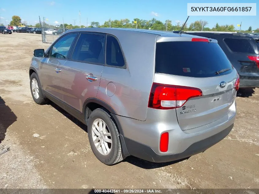 5XYKT3A60FG661857 2015 Kia Sorento Lx