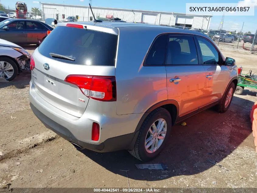 5XYKT3A60FG661857 2015 Kia Sorento Lx