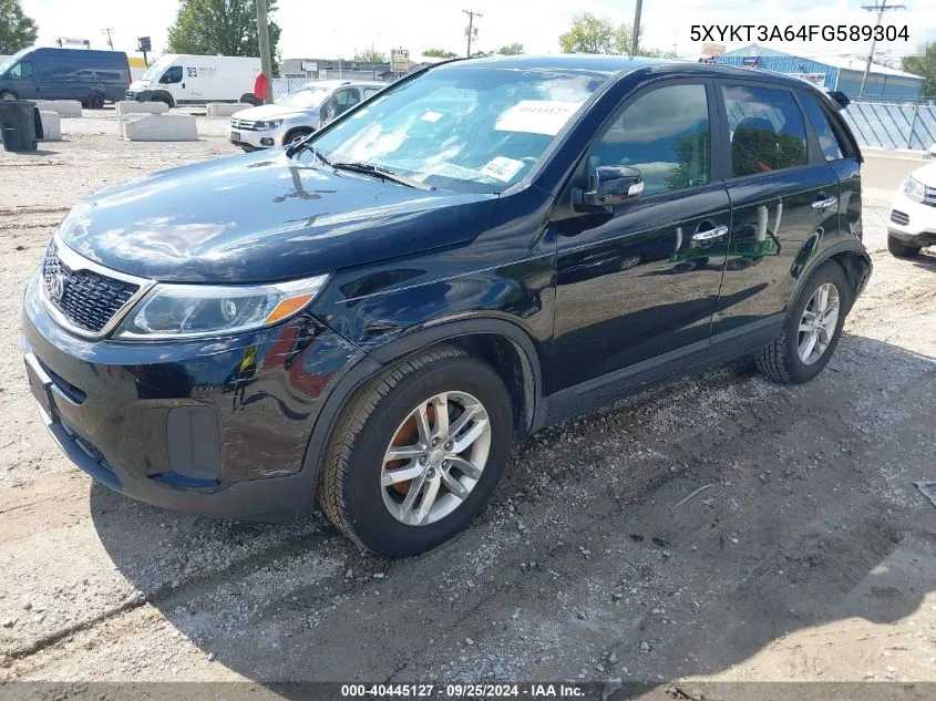 5XYKT3A64FG589304 2015 Kia Sorento Lx