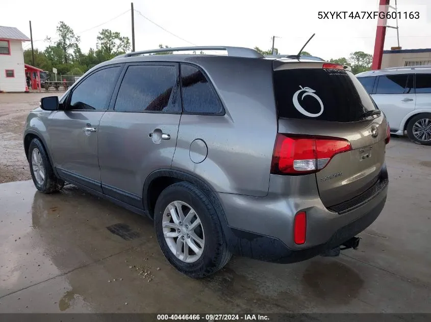 5XYKT4A7XFG601163 2015 Kia Sorento Lx V6