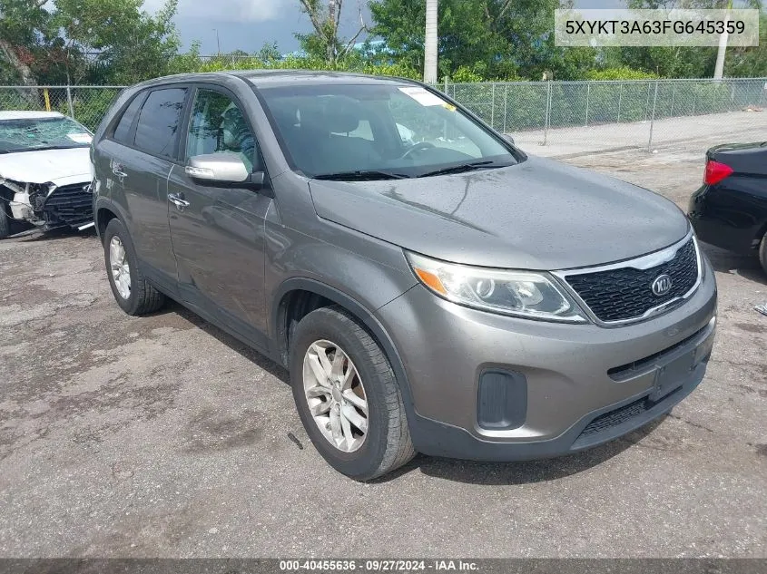 5XYKT3A63FG645359 2015 Kia Sorento Lx