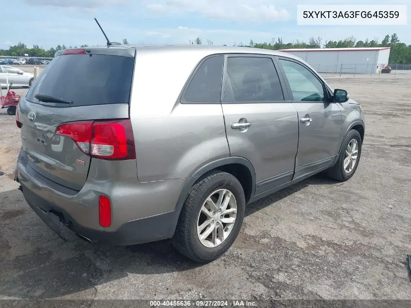 5XYKT3A63FG645359 2015 Kia Sorento Lx