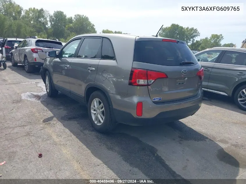 5XYKT3A6XFG609765 2015 Kia Sorento Lx