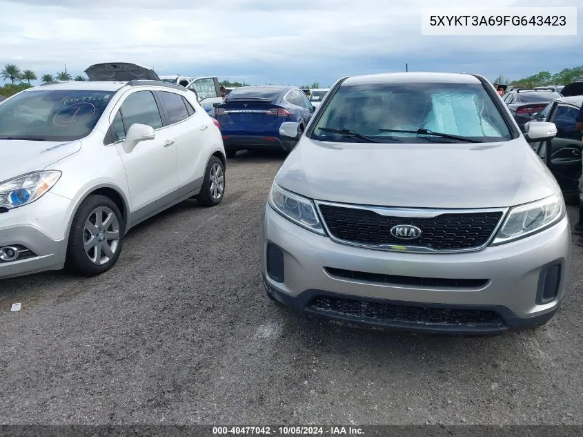 5XYKT3A69FG643423 2015 Kia Sorento Lx