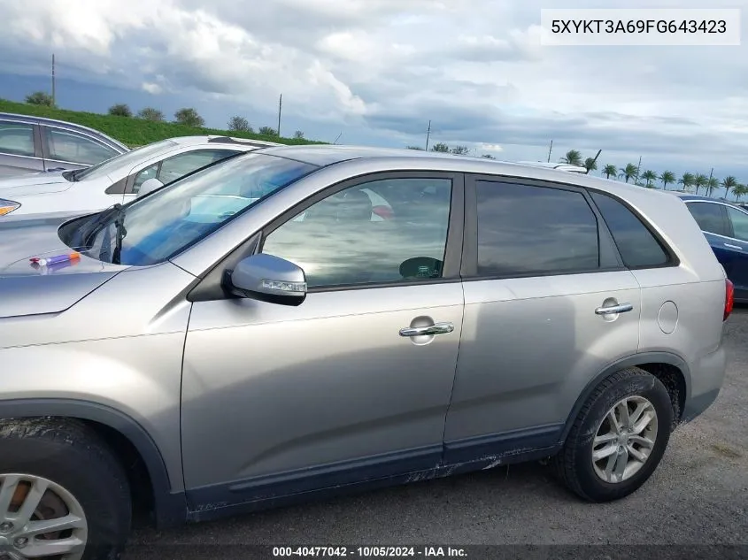 5XYKT3A69FG643423 2015 Kia Sorento Lx