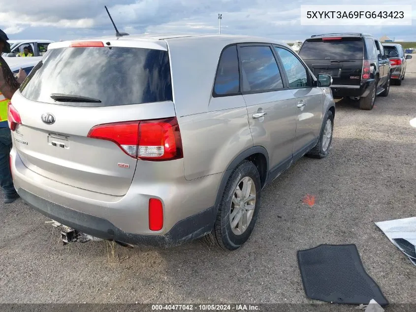 5XYKT3A69FG643423 2015 Kia Sorento Lx